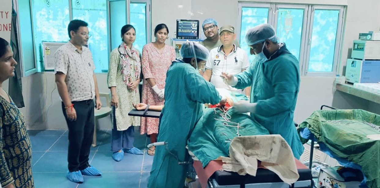 Cesarean delivery done at CHC