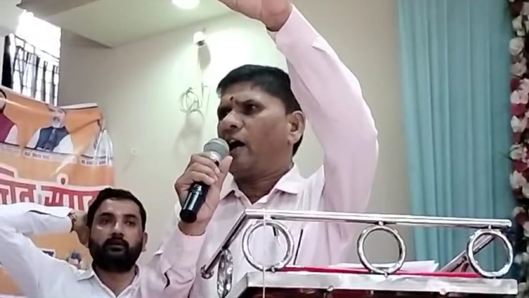 BJP zindabad slogans raised on stage in honour of MP