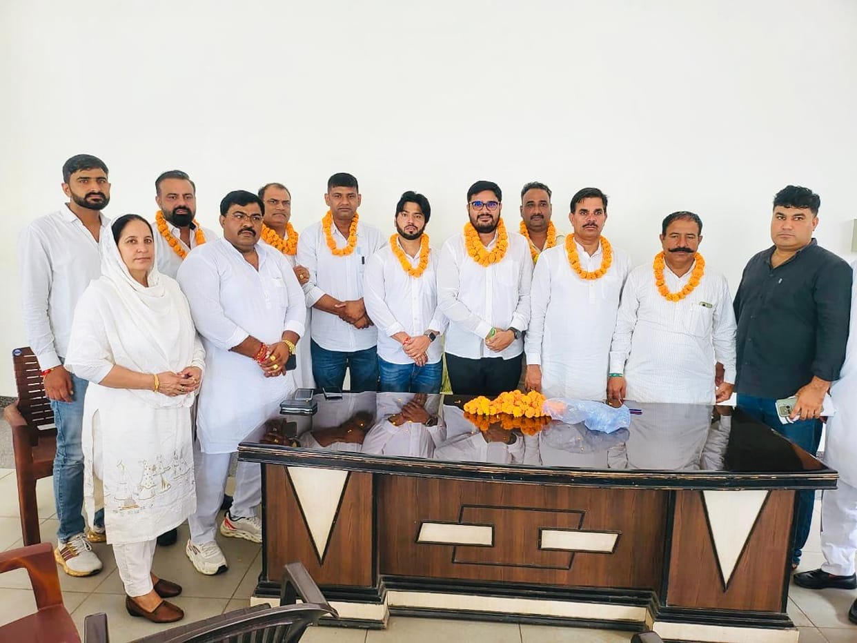 JJP workers held a meeting regarding the assembly elections