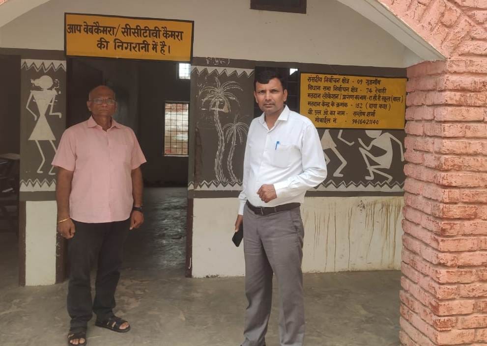 SDM took stock of the polling station