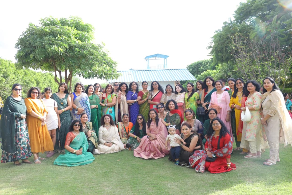 Women performed by singing folk songs