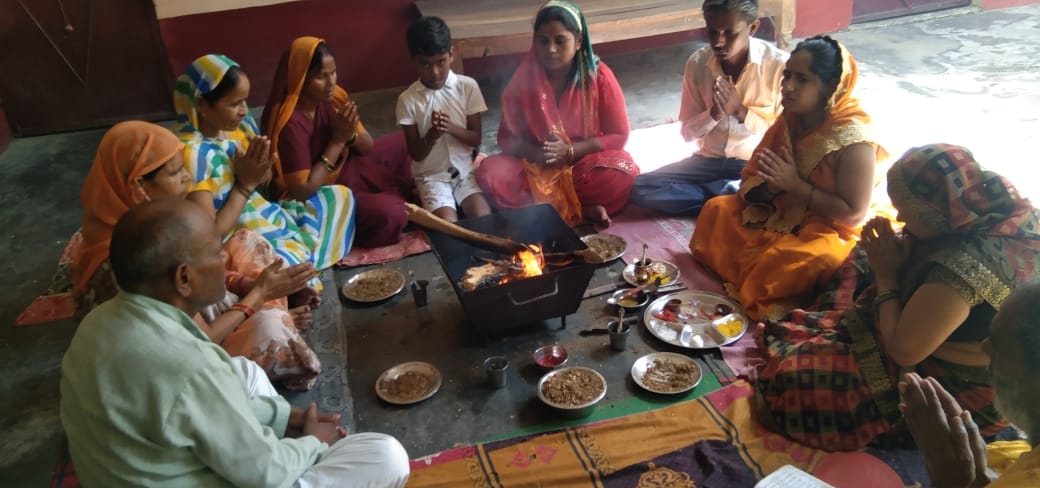 Devotees took part in the yagnas with great enthusiasm