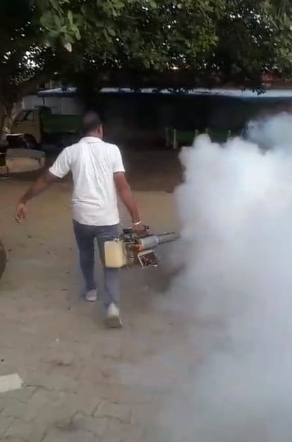 Machines repaired, now fogging work will start in the city