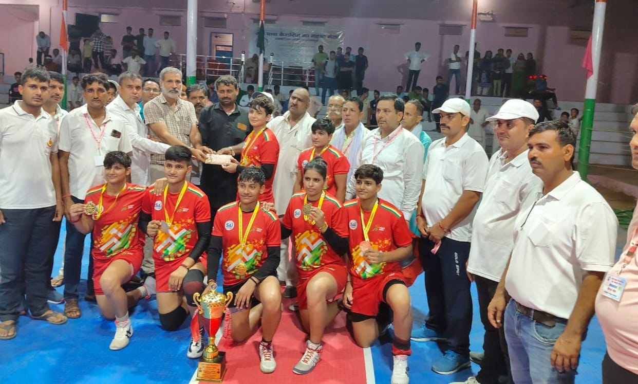 Sai Sonipat defeated Kalali team in Women's Open Kabaddi Competition