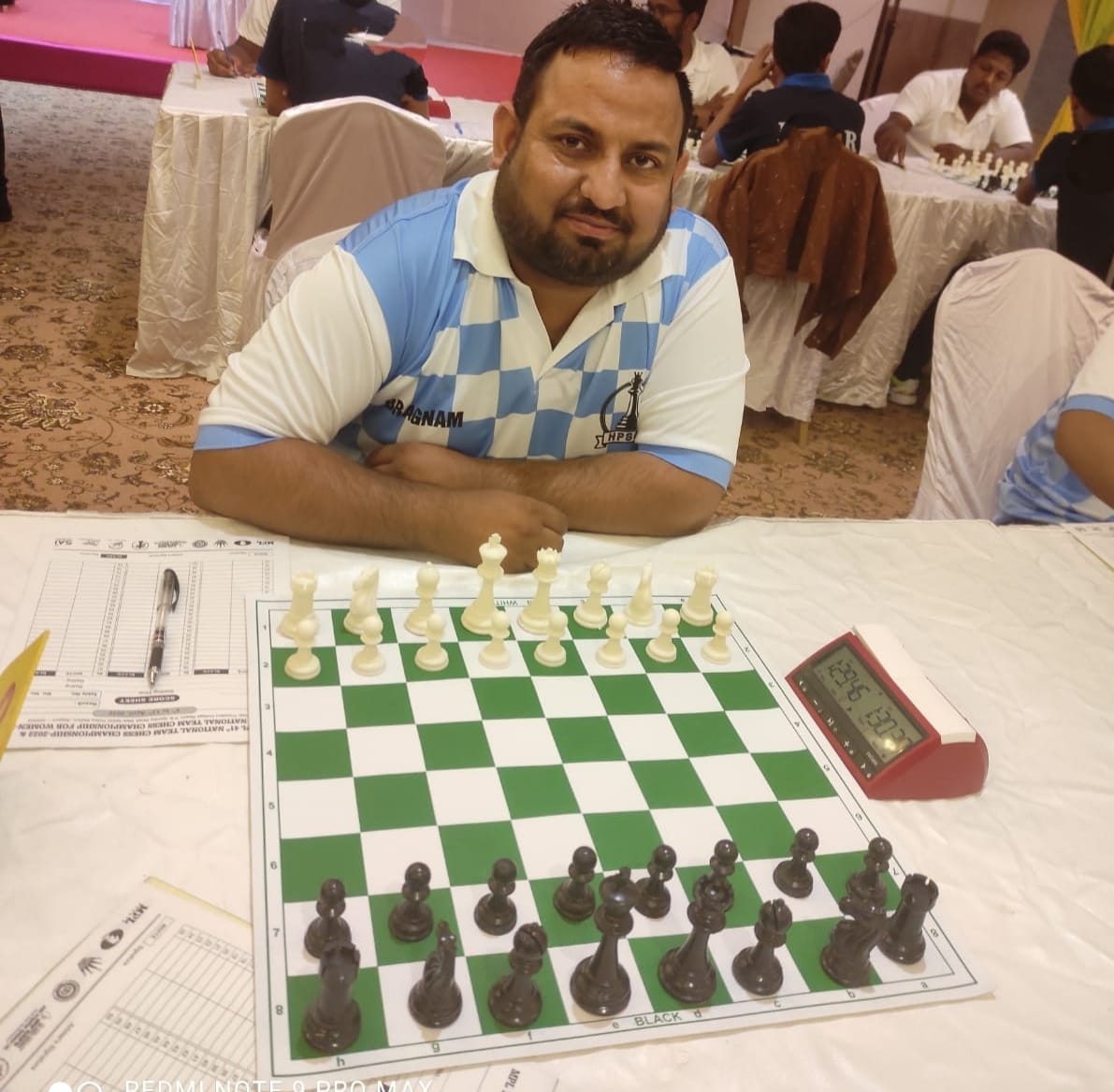 Pump operator Vipin won the Open Rapid Chess Championship