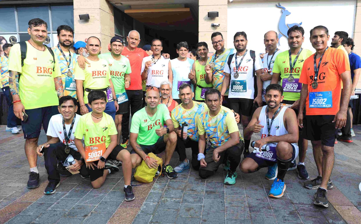 Runner Narendra first in half marathon 10 km