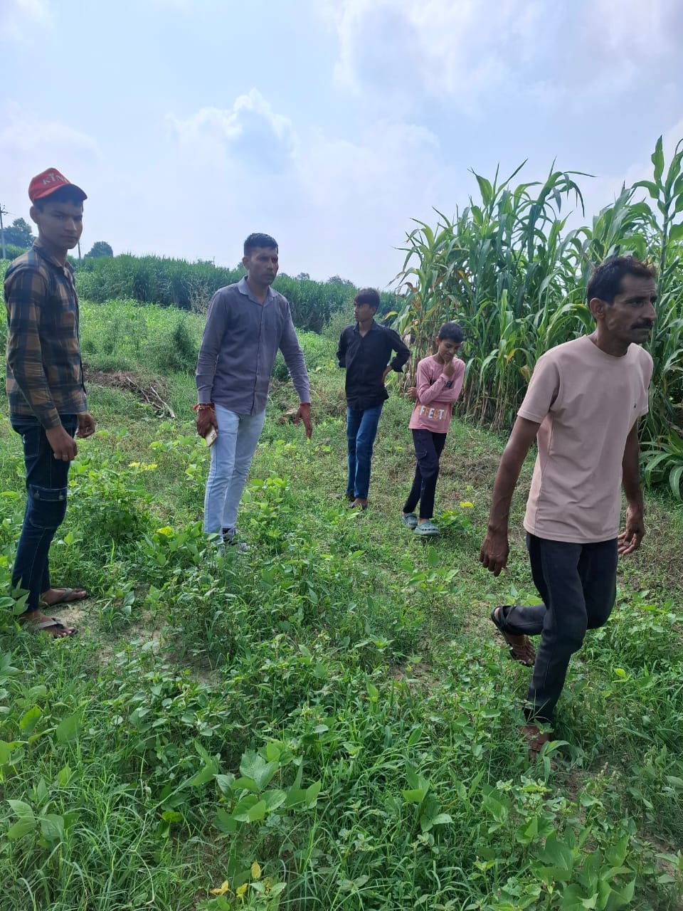 Panic due to leopard attack in Asara village forest