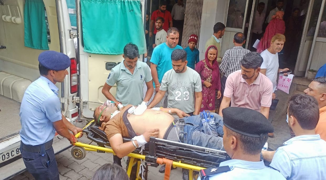 Despite having a machine worth Rs 25 crore, CT scan had to be done in a private lab.