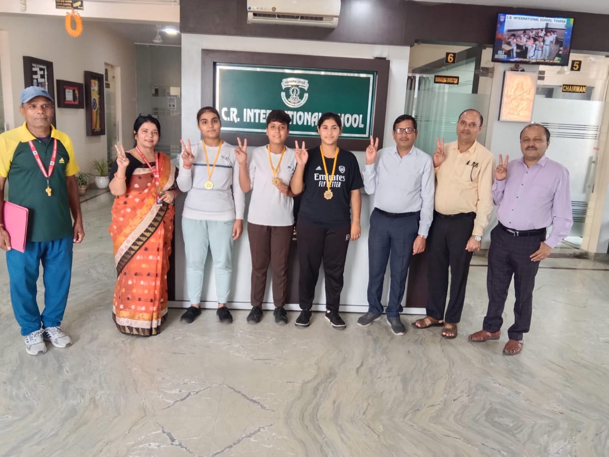 Students selected in state level sports competition