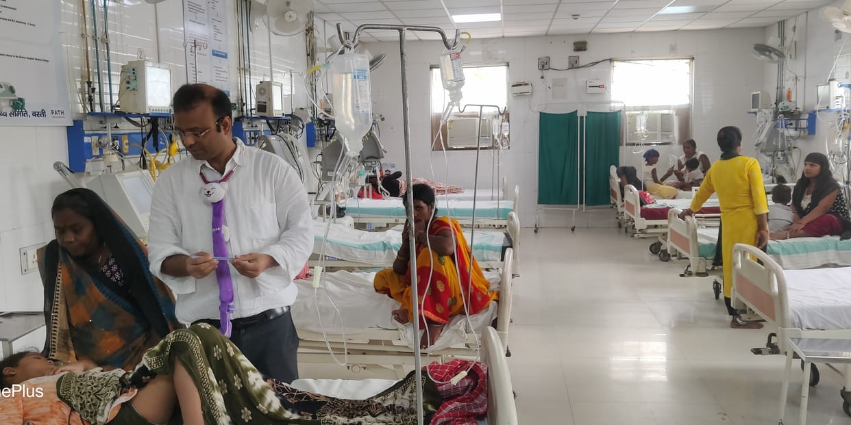 JE-AES infected children found again in the district hospital