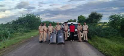 Jalore News: A smuggler arrested with 471 kg of illegal doda poppy, worth 71 lakh in the market