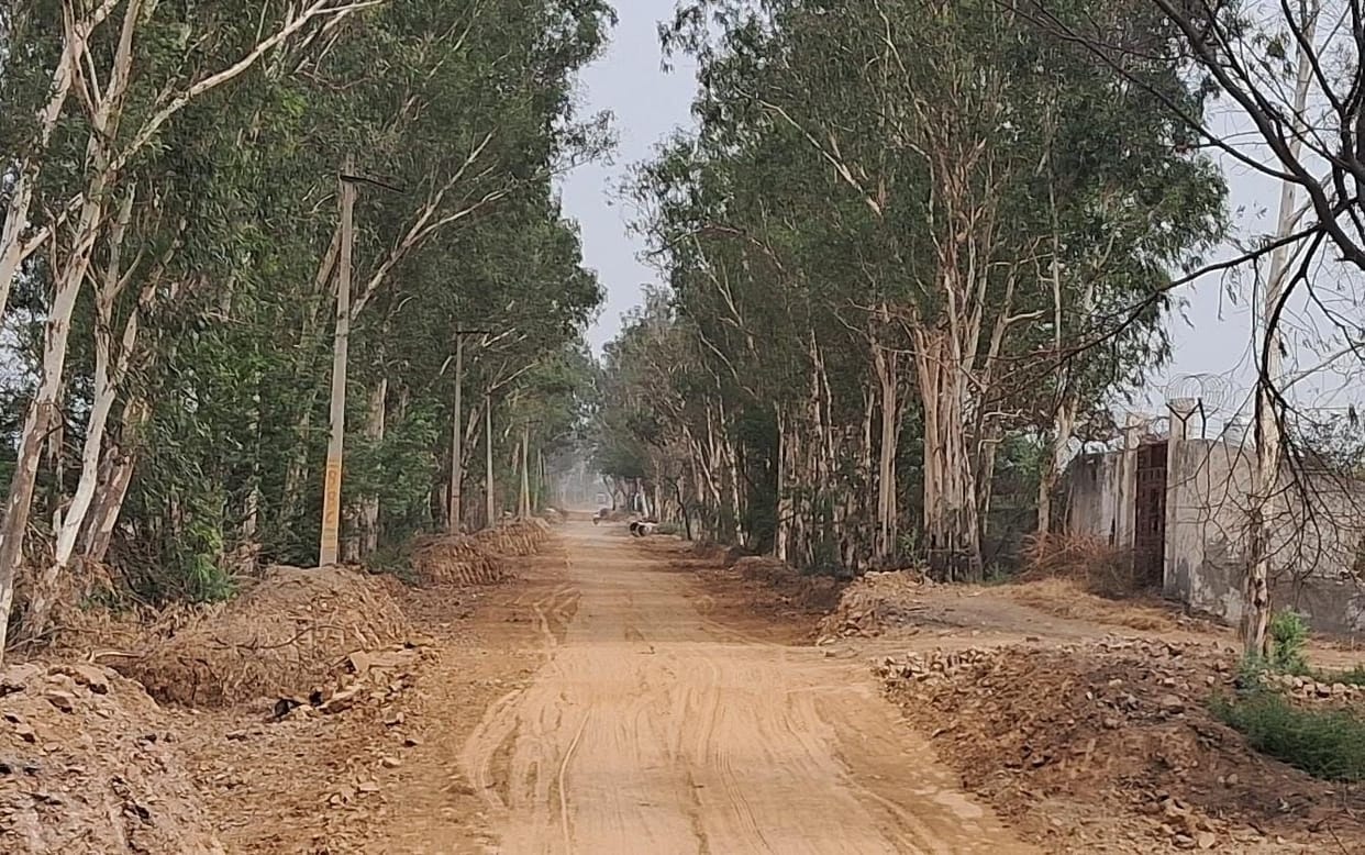 Obstruction in development: 'Brake' of code of conduct on construction of nine out of ten roads in Kharkhoda area