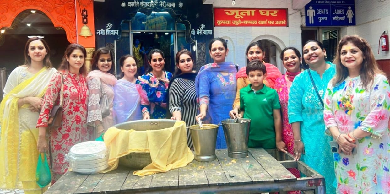 Sakhi Club members organized Bhandara