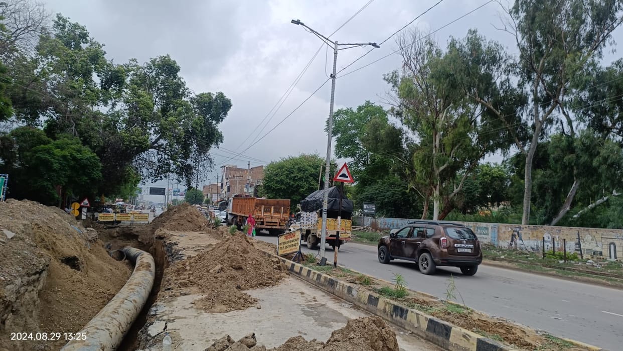 Pipeline laid after one month, Dabwali road will start in three to four days