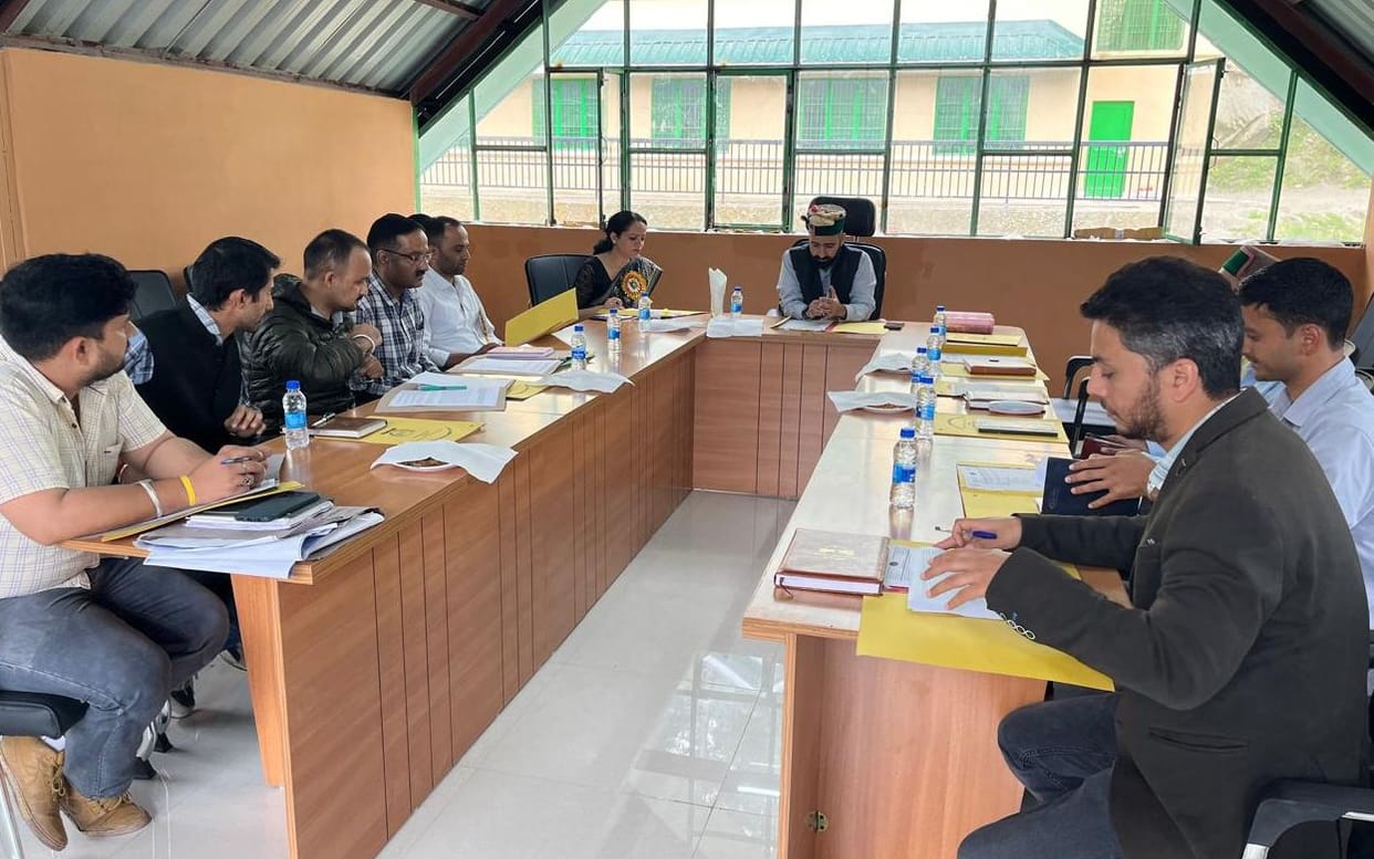 Deputy Commissioner Kinnaur visited Eklavya Model School Nichar