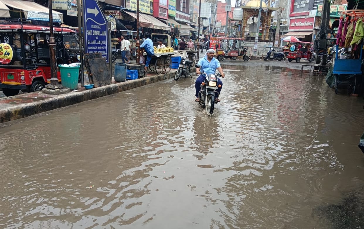 Waterlogging in the city due to 16 mm rain, beneficial for crops