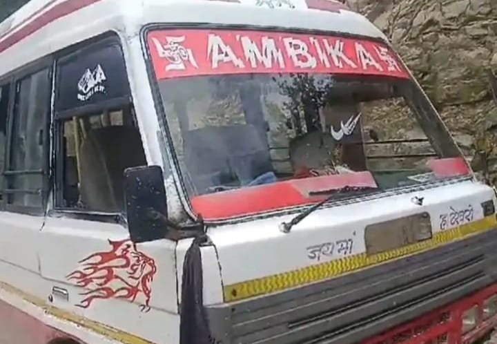 Stolen a private bus, drove it all night, when the fuel ran out, the miscreants left it there