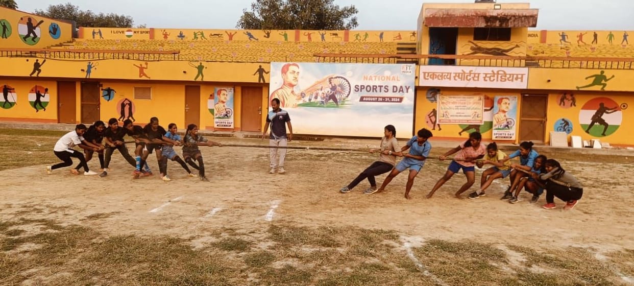 Wrestling team in boys category, hockey team in girls category winner