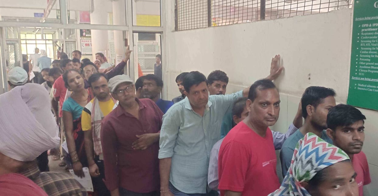 Typhoid and CBC tests are not being done in the lab of Civil Hospital.