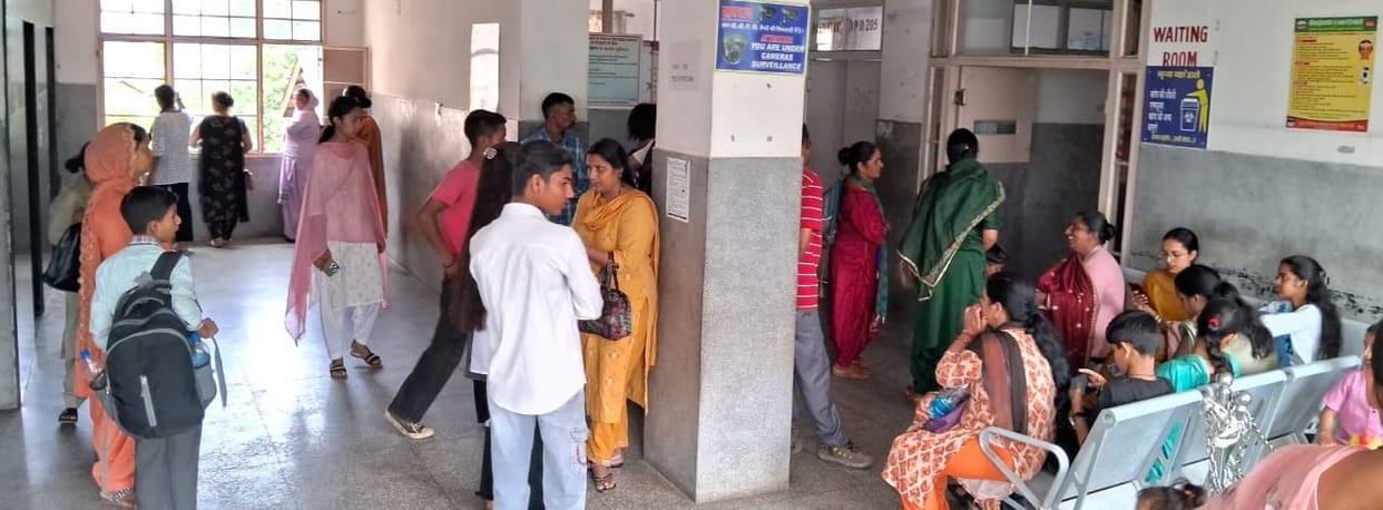 Health of jaundice patients in Jogindernagar deteriorated again, admitted again