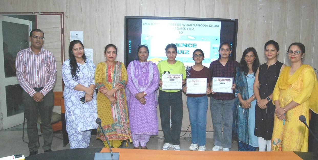 Bhuna's team stood first in the district level science quiz