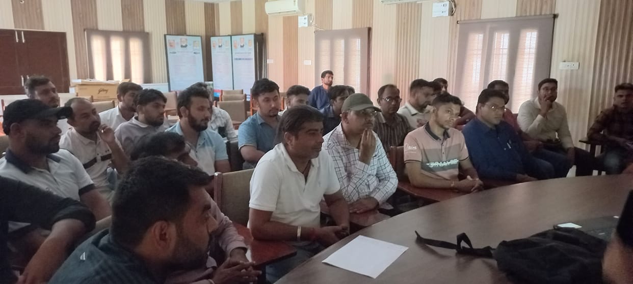 Employees took training for animal counting