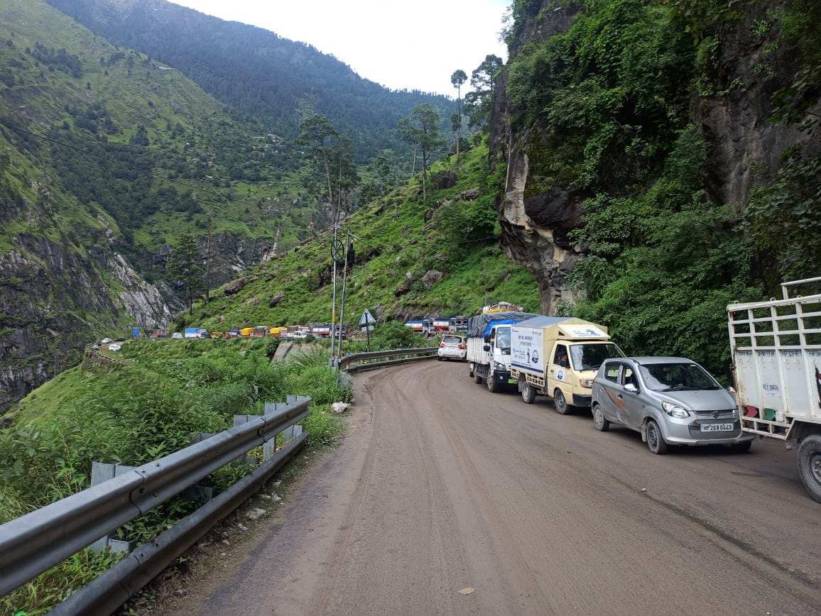 NH-5 restored in Nigulsari after three days
