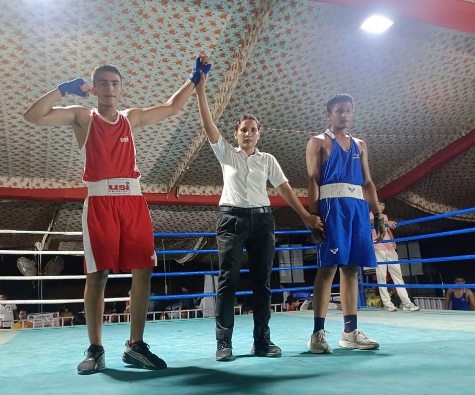 Boxers showed their punch power in district level school competition