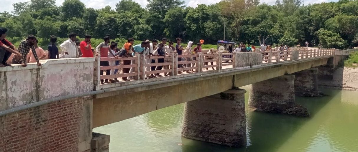 Crocodile seen again under Mohammadipur bridge
