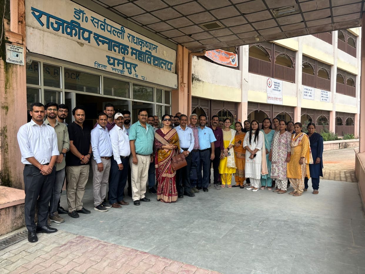 Arrangements checked in Dharampur College to start MA English classes