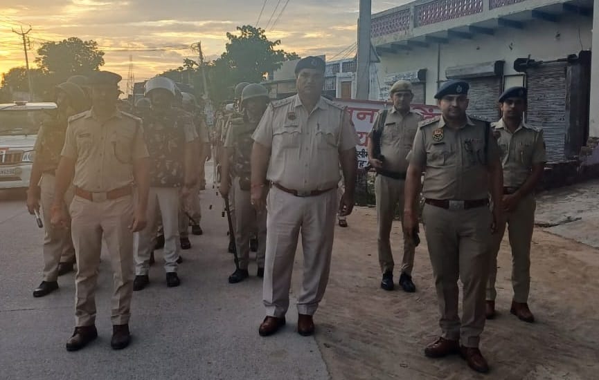 Police and RPF conducted flag march regarding assembly elections