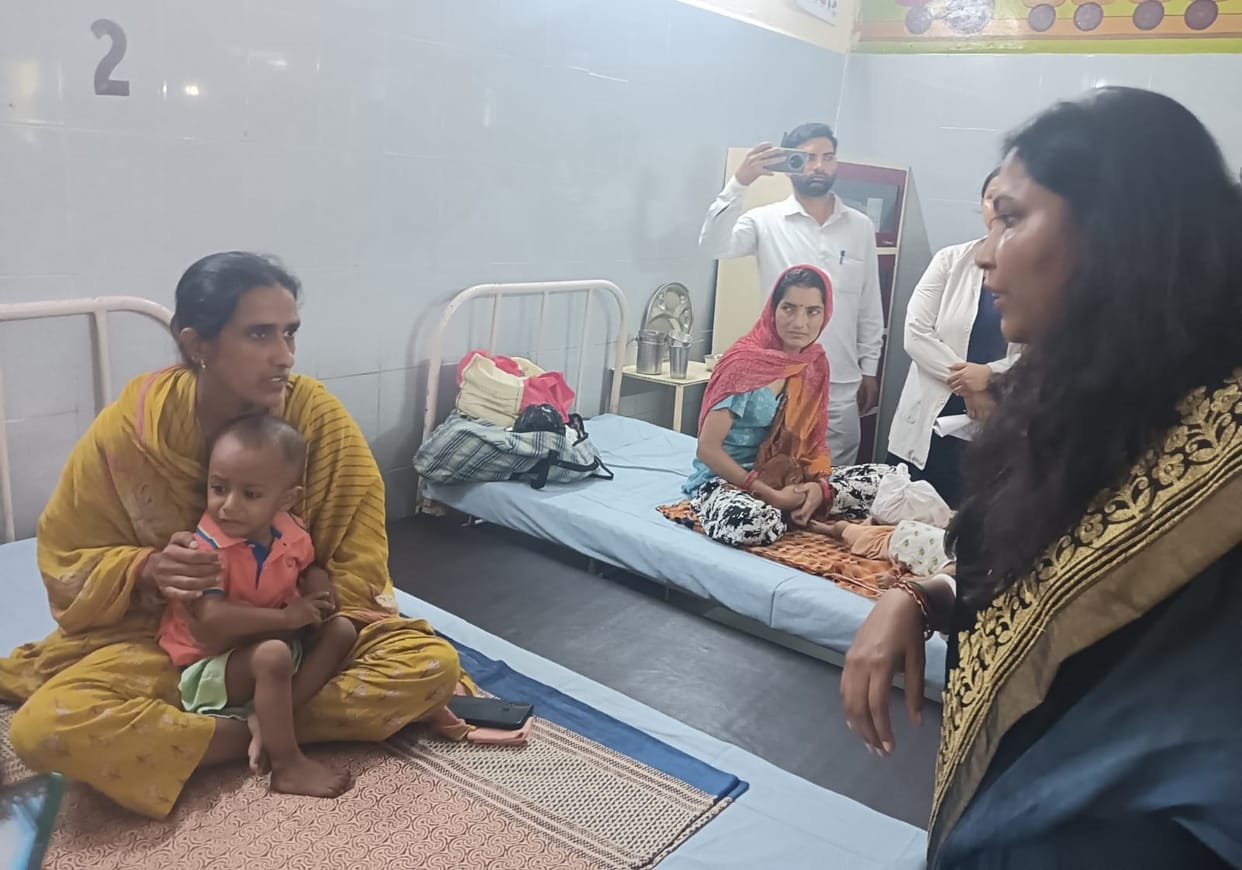 Divisional Commissioner expressed displeasure over not getting funds to the families of malnourished children
