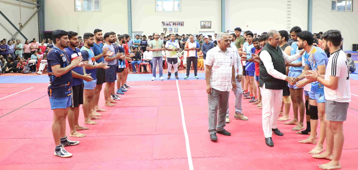 In Kabaddi, HAU team defeated LUVAAS by 49-32
