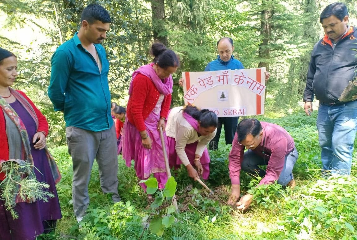 Nutrition month begins with plantation at Anganwadi centers