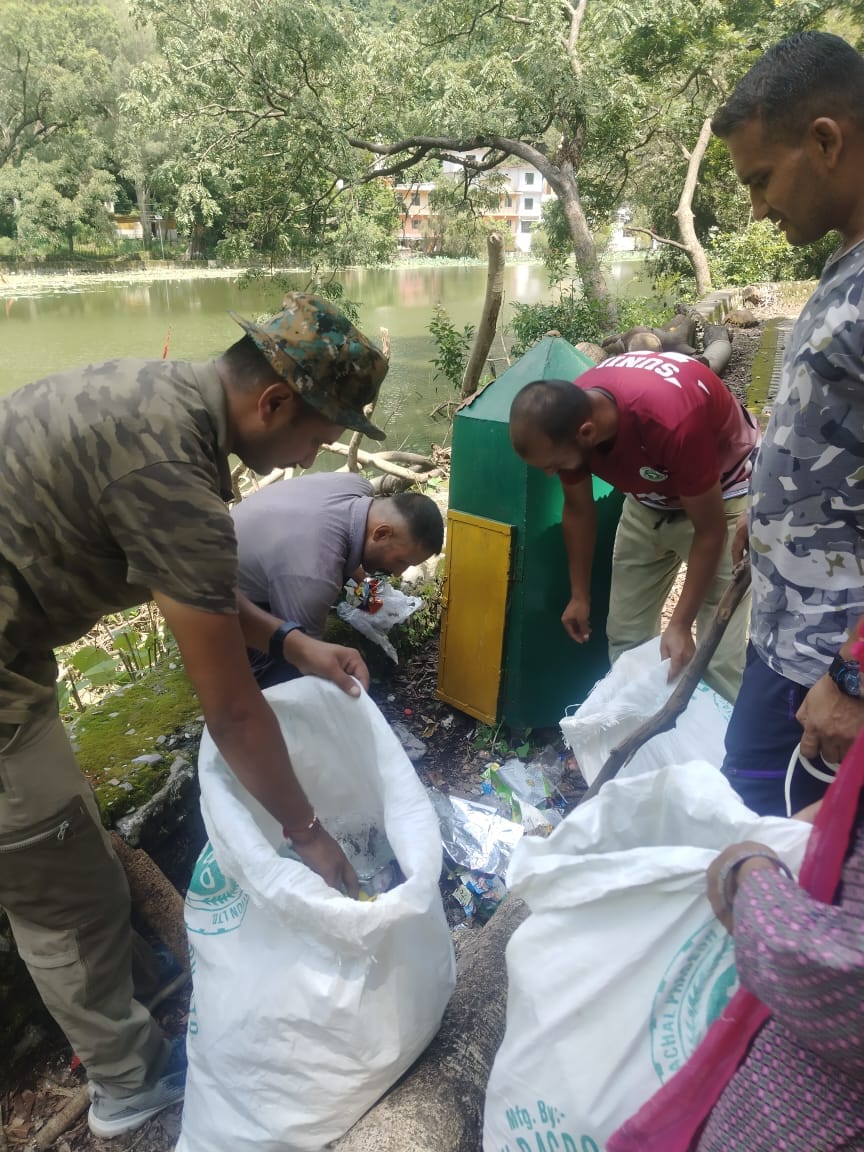 cleaness of renuka ji lake