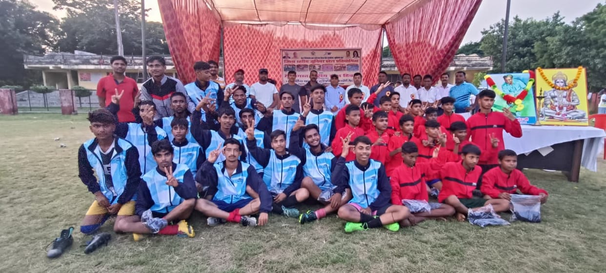 Winners of Kabaddi and Athletics competitions awarded