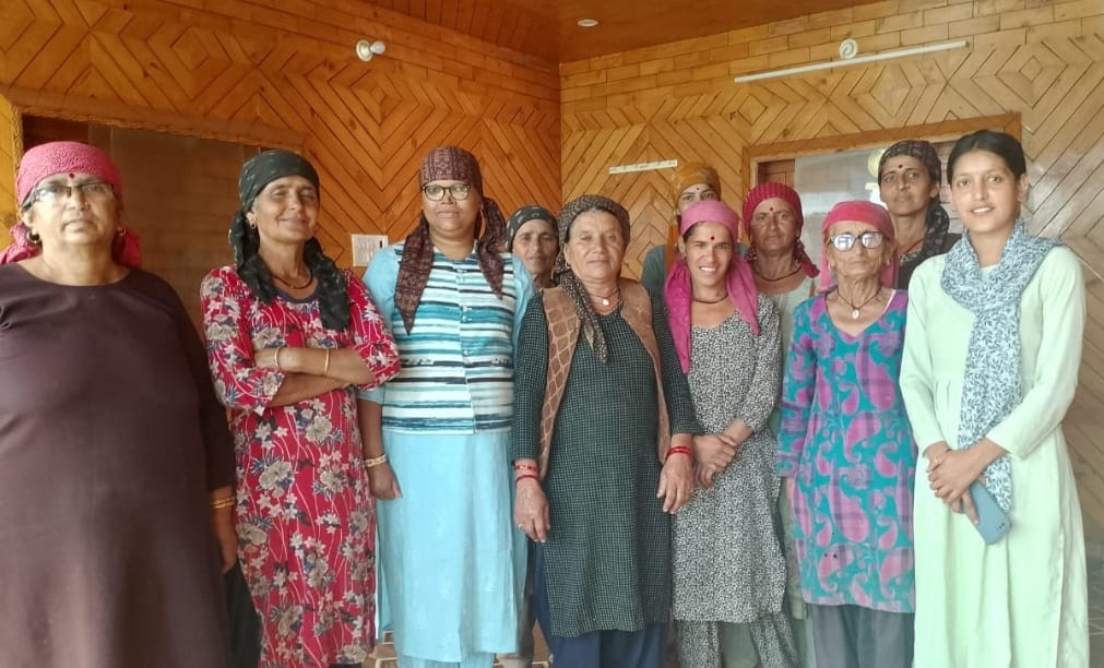 ekal nari meeting in digwa panchyat