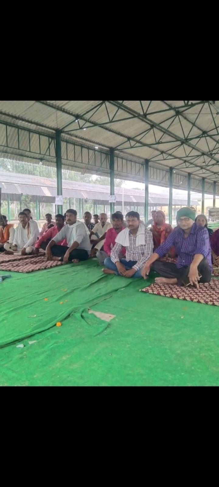 The devotees took a pledge to stay away from evil