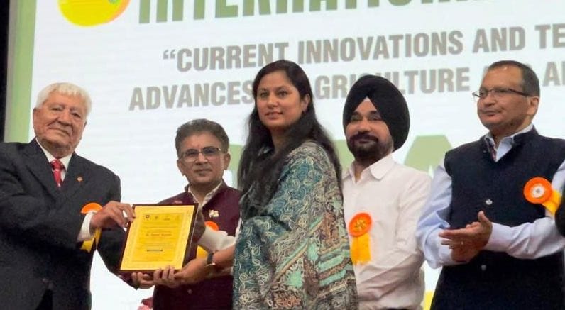 Young Woman Scientist Award to Dr. Swati of Jogindernagar