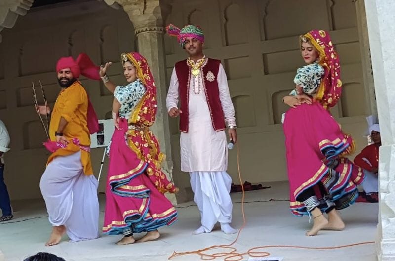 Cultural presentation given in the program regarding Haryana Tourism Day