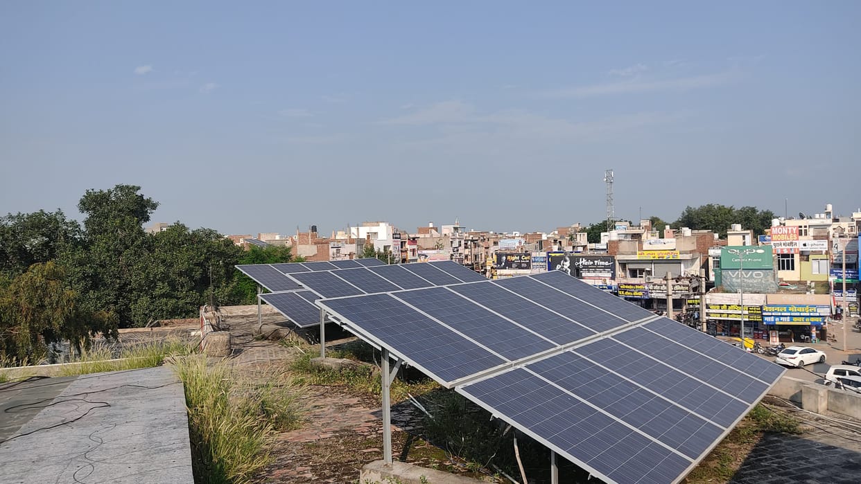 Solar systems installed in city council and parking lot got damaged due to negligence
