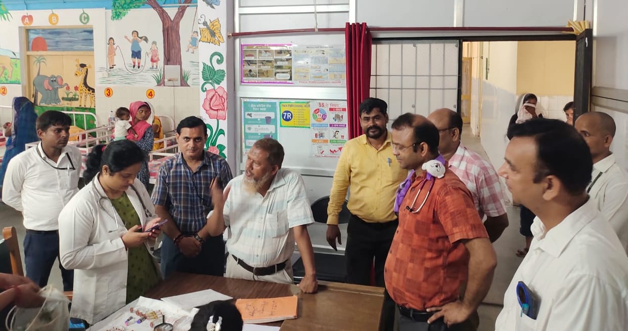 Kayakalp team reached district hospital