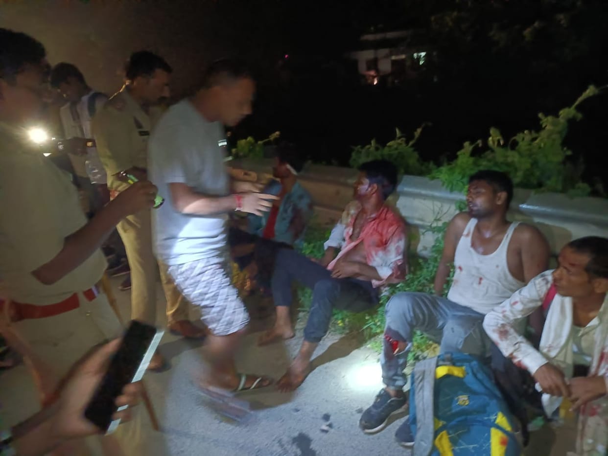 Bus carrying candidates for police recruitment collides with DCM, eight injured