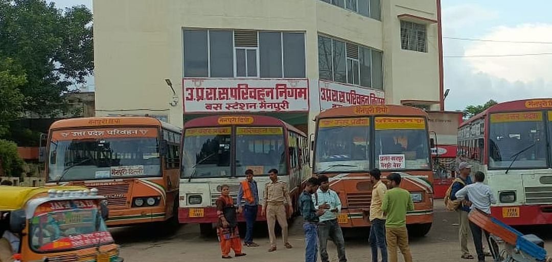 All the buses of the depot were sent on the route after two days