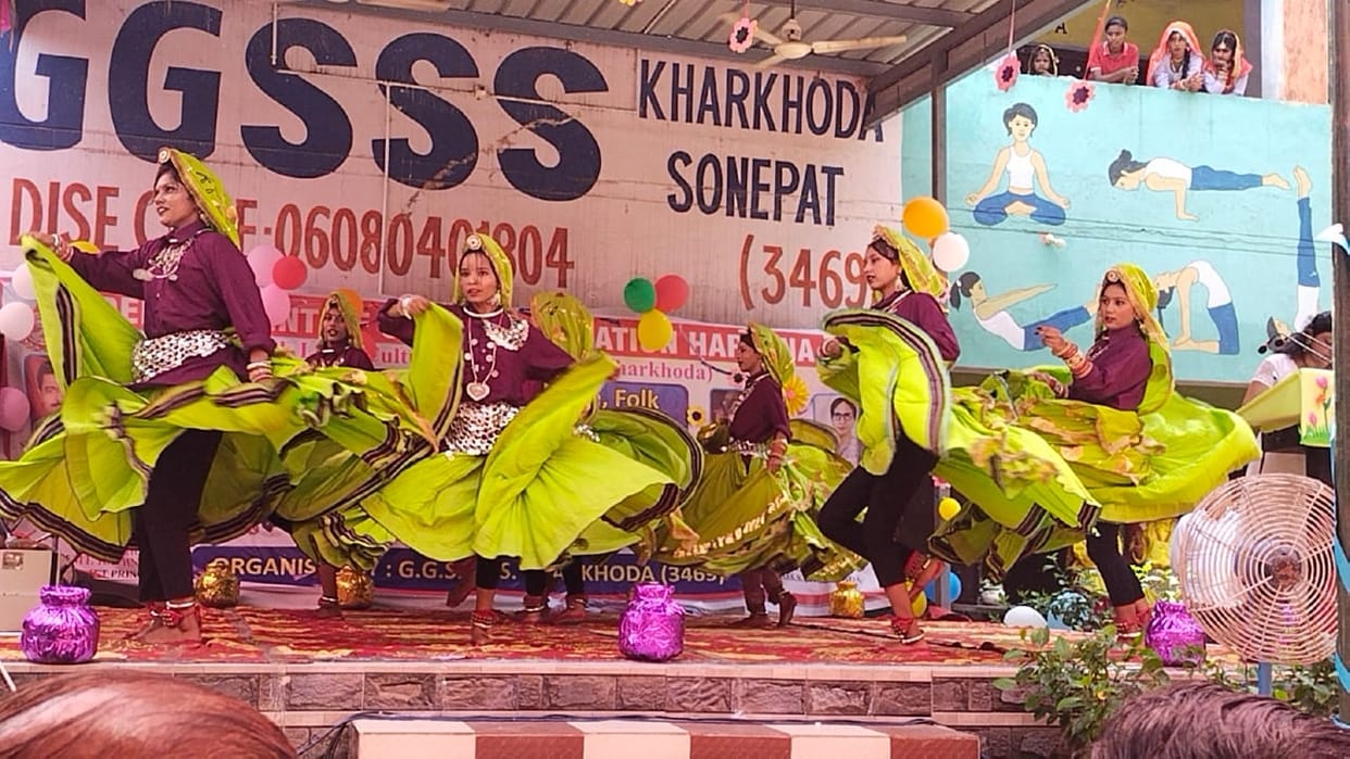 Students showcased their talent in block level cultural festival
