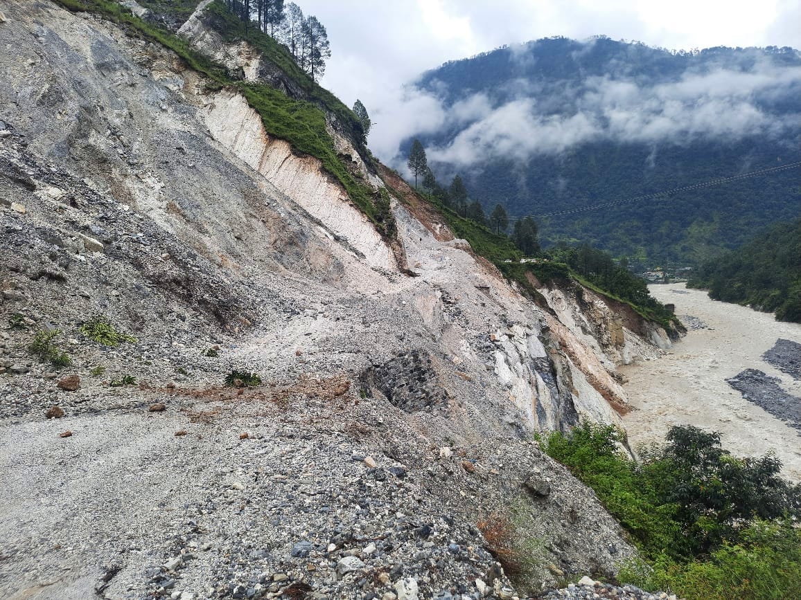 Disaster rain started falling again in the frontier district