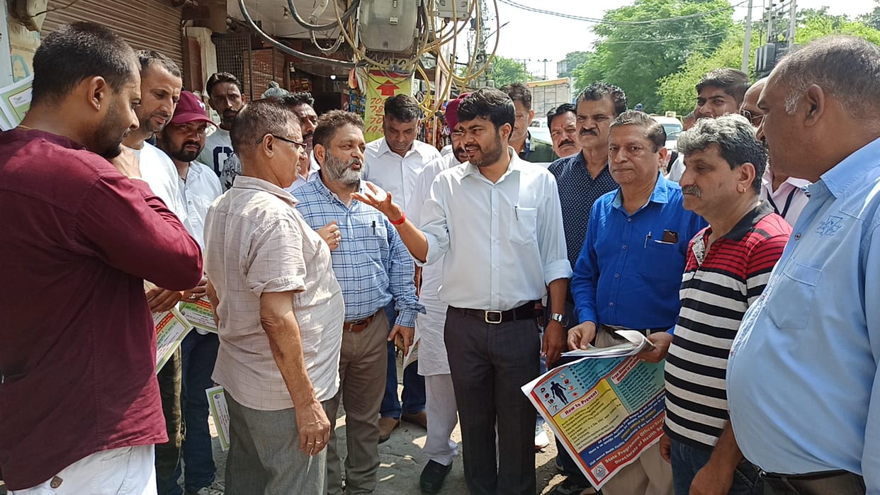 Commissioner of Jammu Municipal Visit Trikuta Nagar