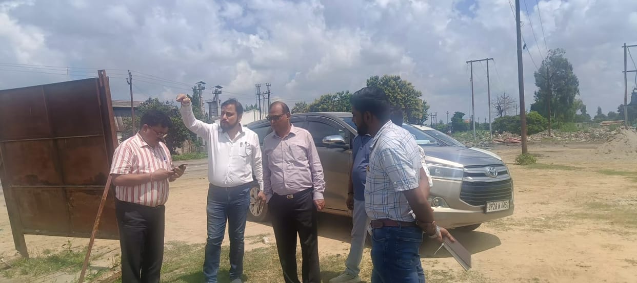 NHAI team arrived for technical investigation of the overbridge