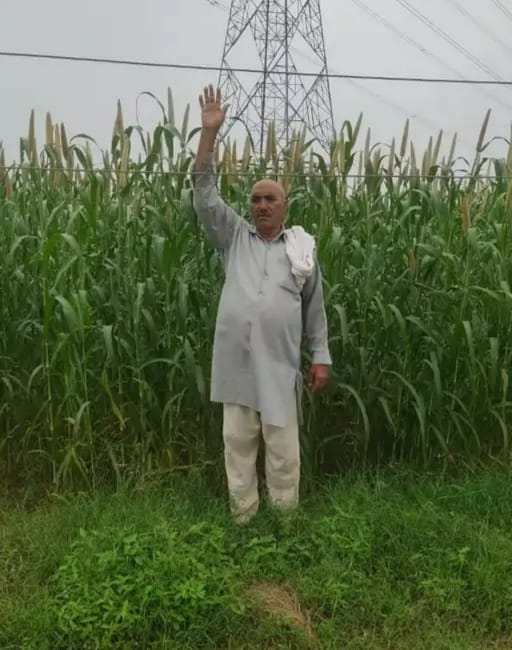 Danger due to hanging electrical wires in village Rasgan