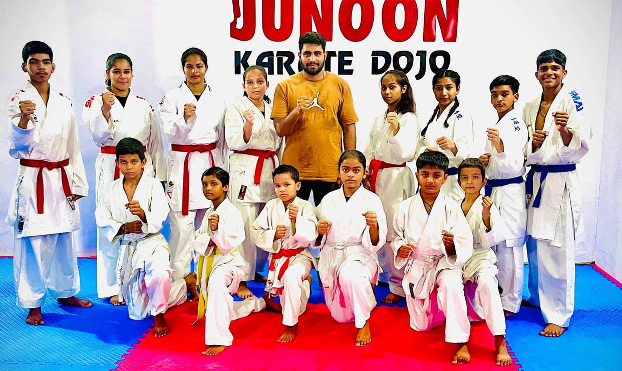 Five karate players selected in school games